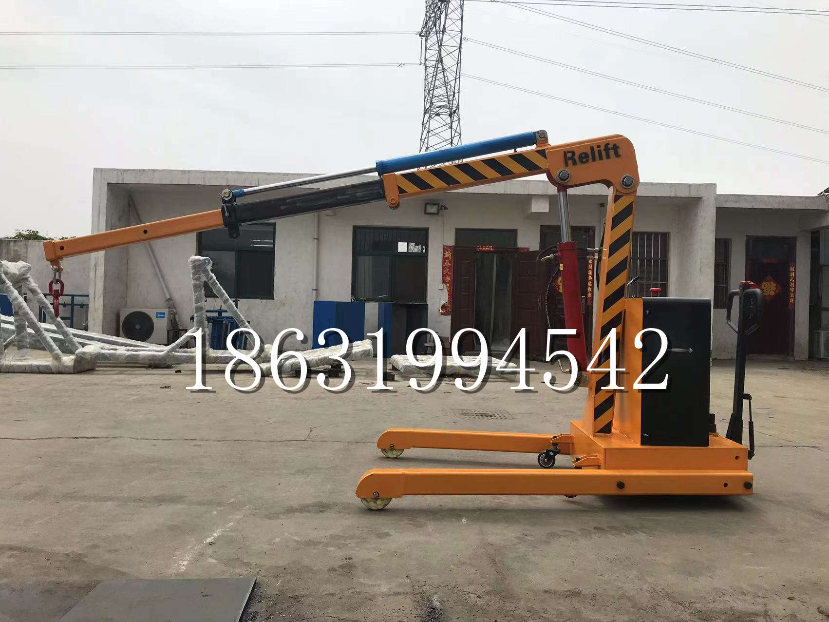 香港岛久征定做3吨三轮随车吊 农用园林绿化移树吊 平板工程用小吊机